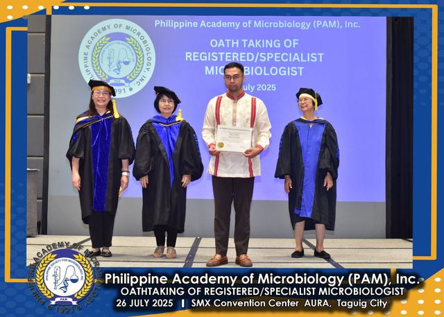 Oath taker at the PAM oath-taking ceremony, 26 July 2025