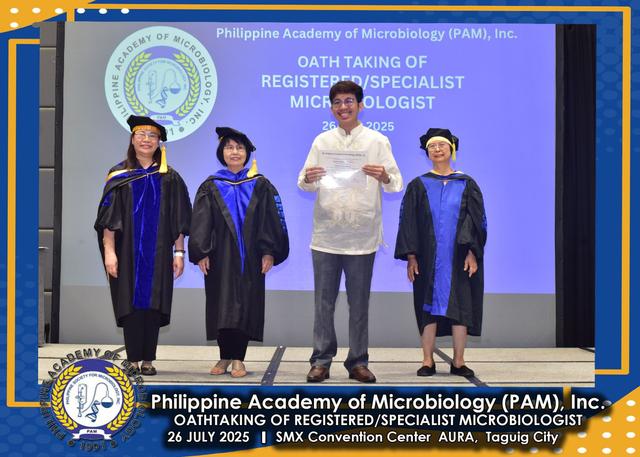 Oath taker at the PAM oath-taking ceremony, 26 July 2025