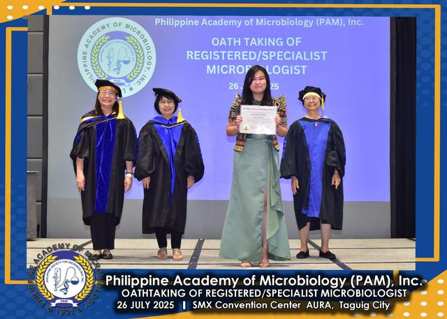 Oath taker at the PAM oath-taking ceremony, 26 July 2025