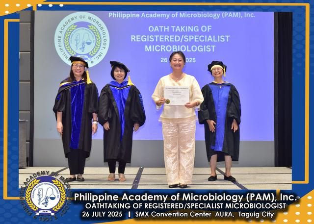 Oath taker at the PAM oath-taking ceremony, 26 July 2025