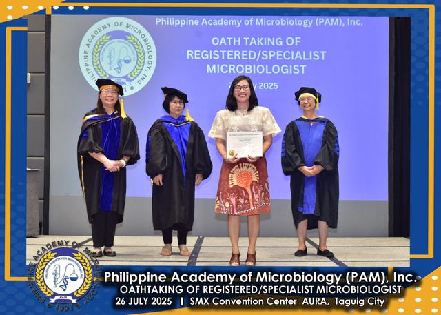 Oath taker at the PAM oath-taking ceremony, 26 July 2025