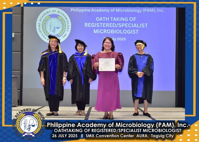 Oath taker at the PAM oath-taking ceremony, 26 July 2025