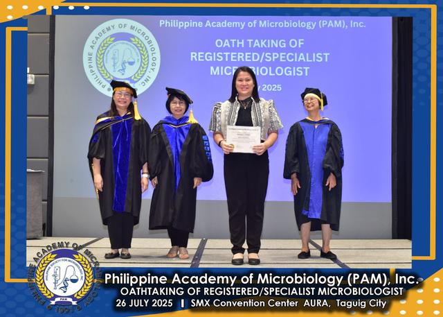 Oath taker at the PAM oath-taking ceremony, 26 July 2025
