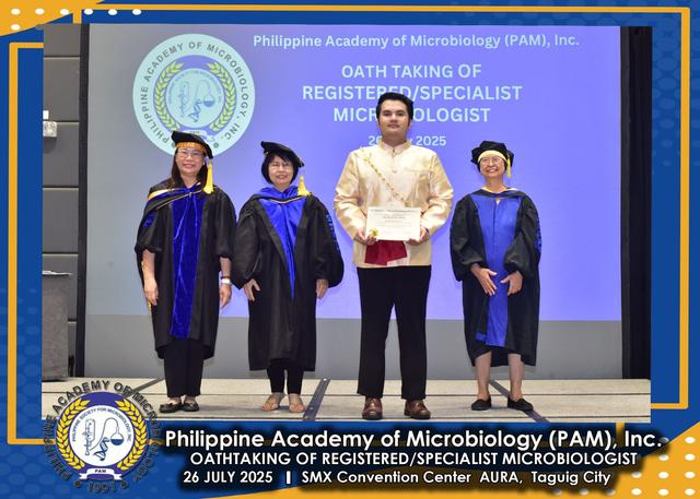 Oath taker at the PAM oath-taking ceremony, 26 July 2025
