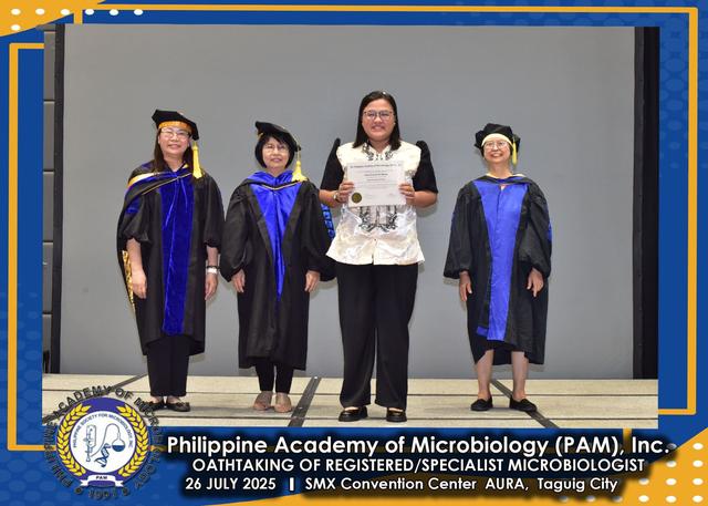 Oath taker at the PAM oath-taking ceremony, 26 July 2025