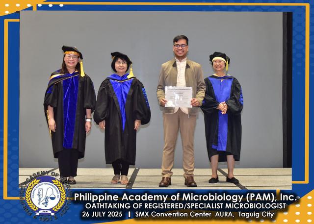 Oath taker at the PAM oath-taking ceremony, 26 July 2025