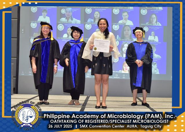 Oath taker at the PAM oath-taking ceremony, 26 July 2025